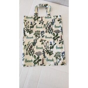 Floral Harrods Bag PVC coated cotton